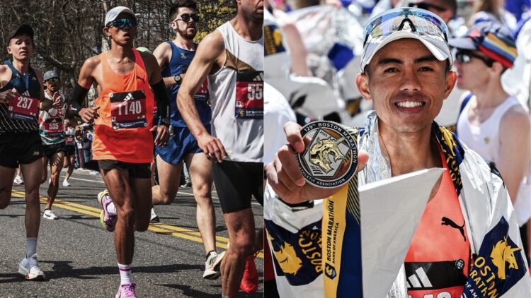Reza Aulia berhasil menjadi pelari Indonesia tercepat di Boston Marathon 2025. (Puma)