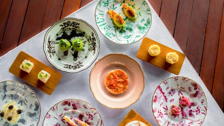 Selection of Italian specialties Il Ristorente-Niko Romito